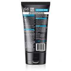 Nad's For Men Down Under bottle side view highlighting compact bottle for grooming.