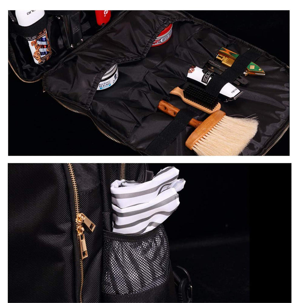 NADAENMF Barber Organizer adjustable straps for a comfortable fit.