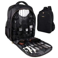 NADAENMF Barber Organizer main compartment keeps tools secure for travel.