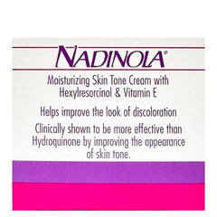 NADINOLA hexilresorcinol para tono de piel más uniforme.