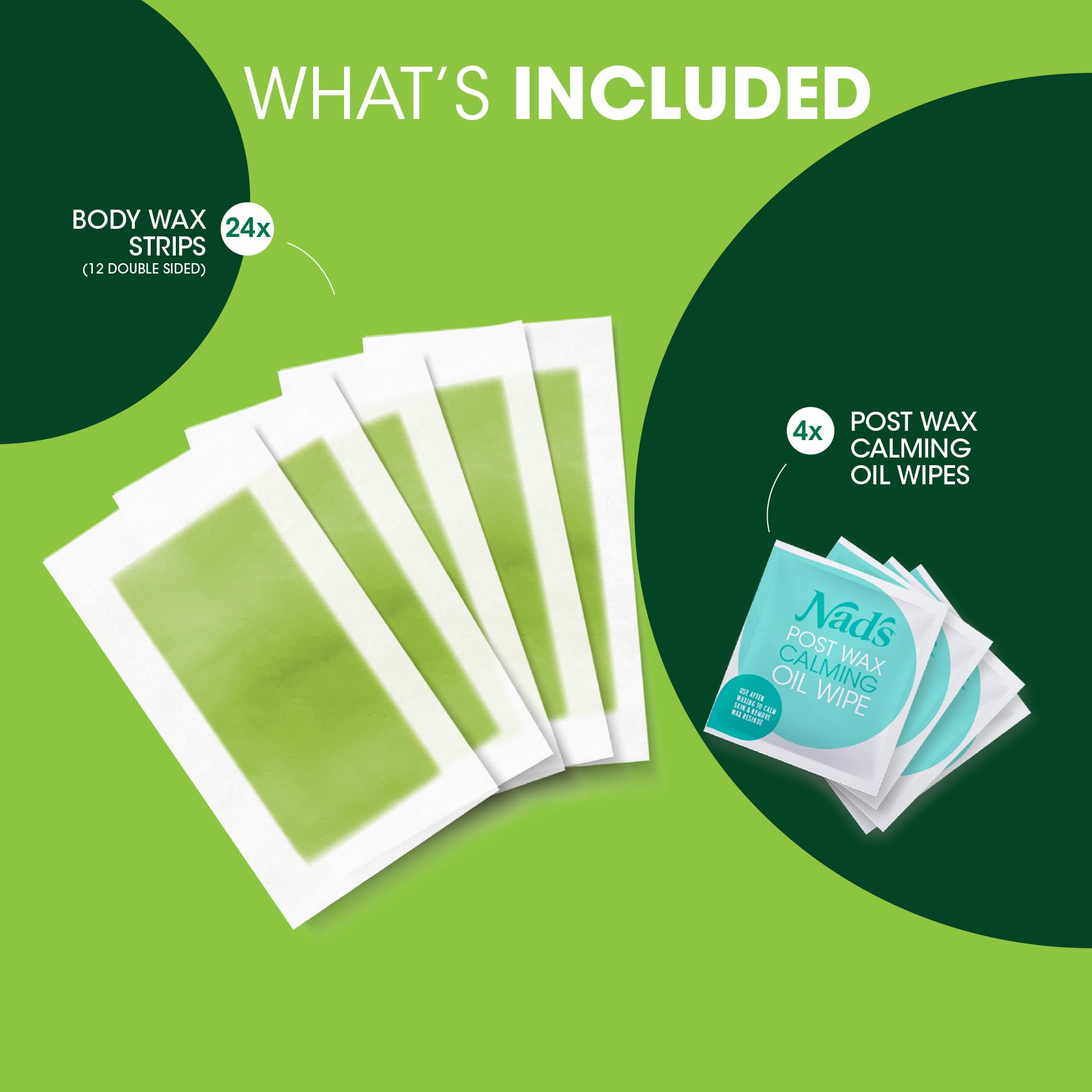 Nad's at-home wax kit ready-to-use for quick hair removal.