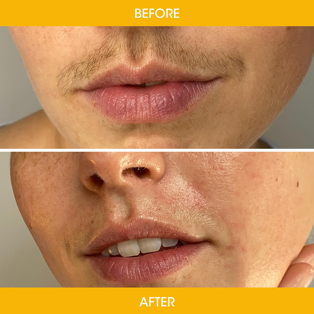 Nad's wax strips for between eyebrows provide gentle shaping