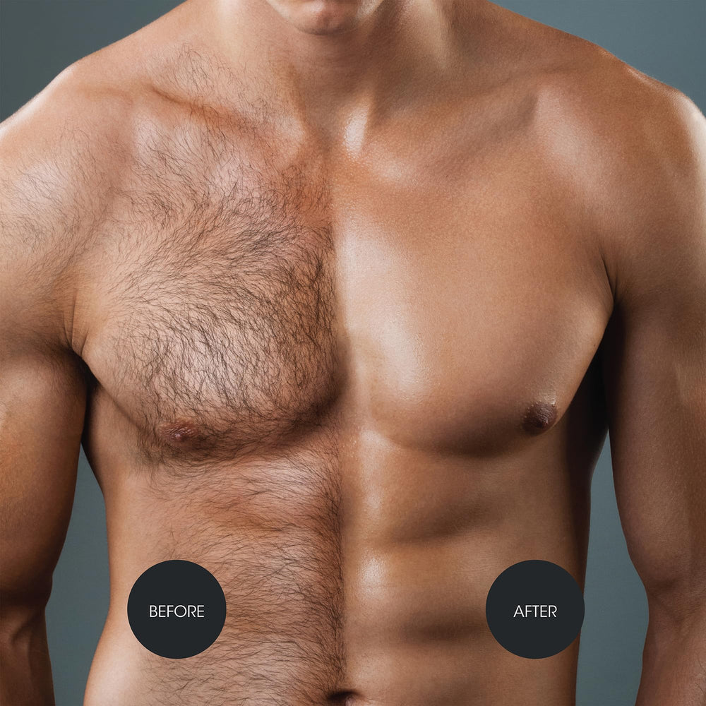 Nad's For Men cream used on arms with aloe vera soothing.