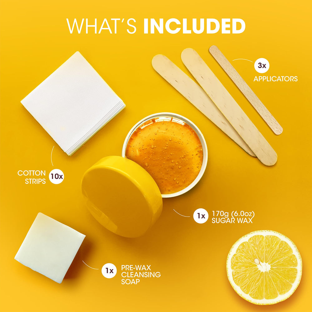 Nad's natural sugar wax paste for at-home salon-like results.