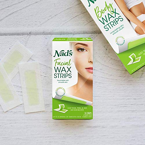 Nad's Facial Wax Strips come in two packs for quick replenishment.