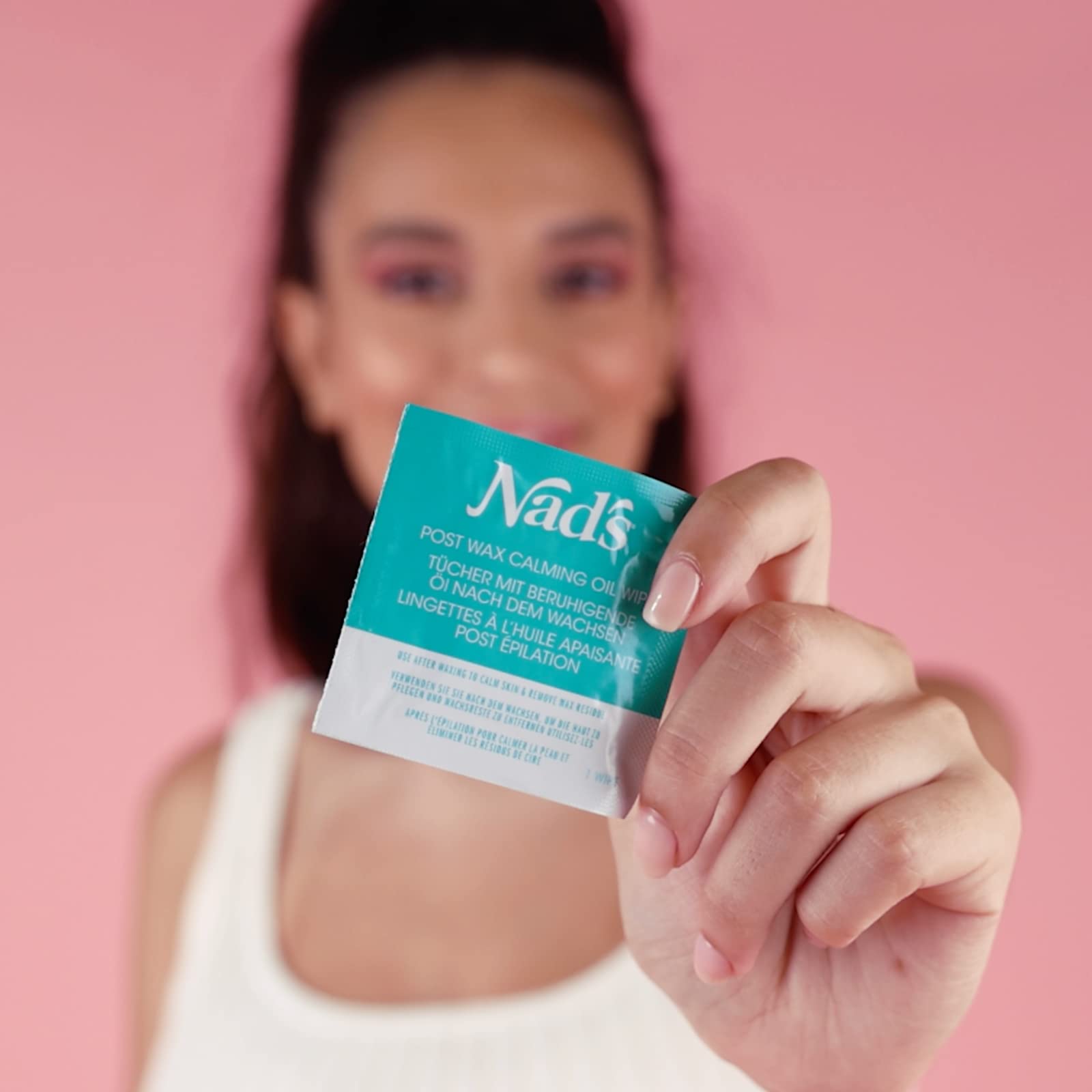 Nad's refill pack ready on shelf for easy replacement.