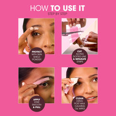 Nad's Skin Shield Powder protects skin during waxing.