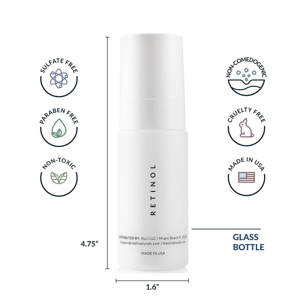 NAELI night cream ingredients highlight with hyaluronic acid and vitamins
