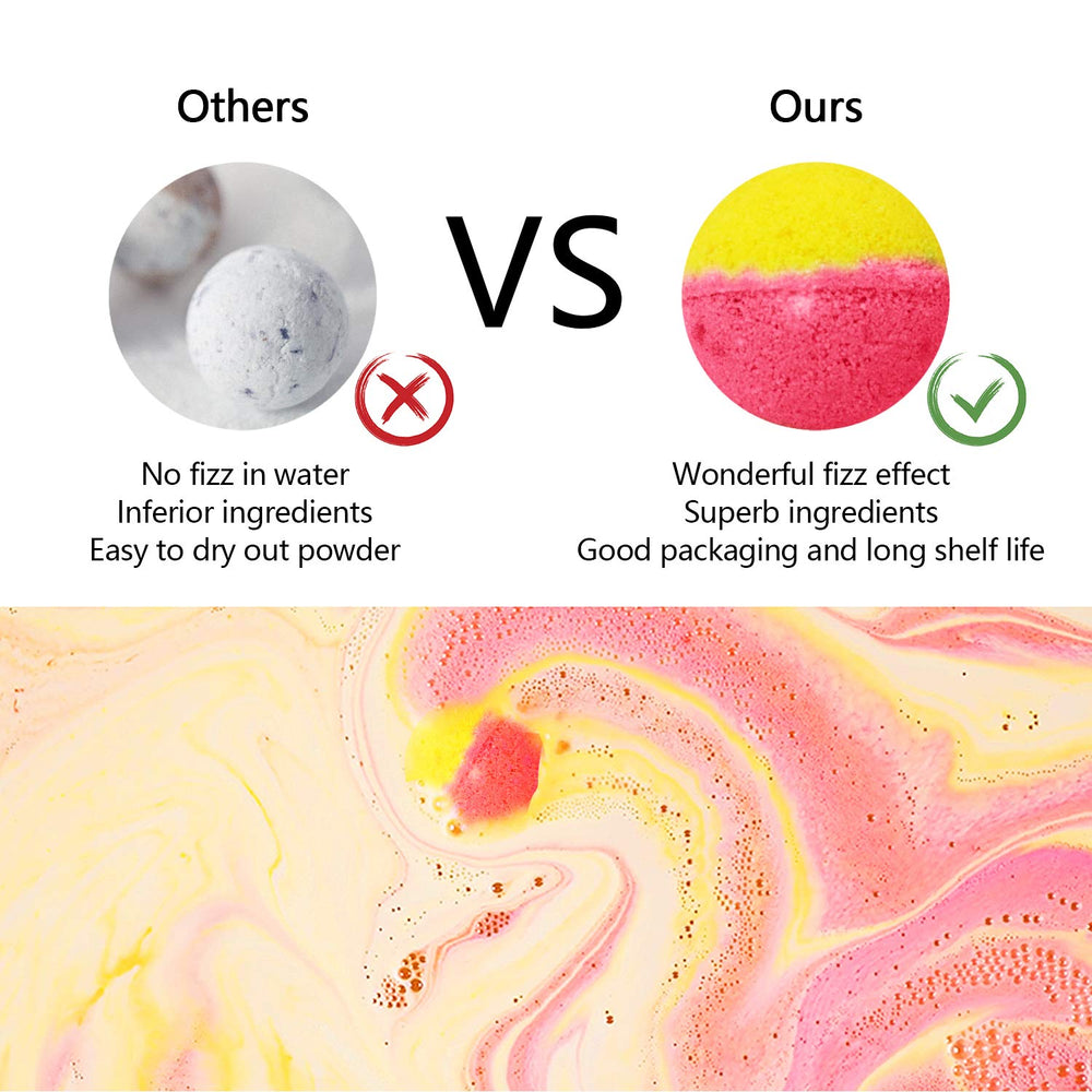 Nagaliving bath bombs color swirl showcases vibrant hues for mood-enhancing baths