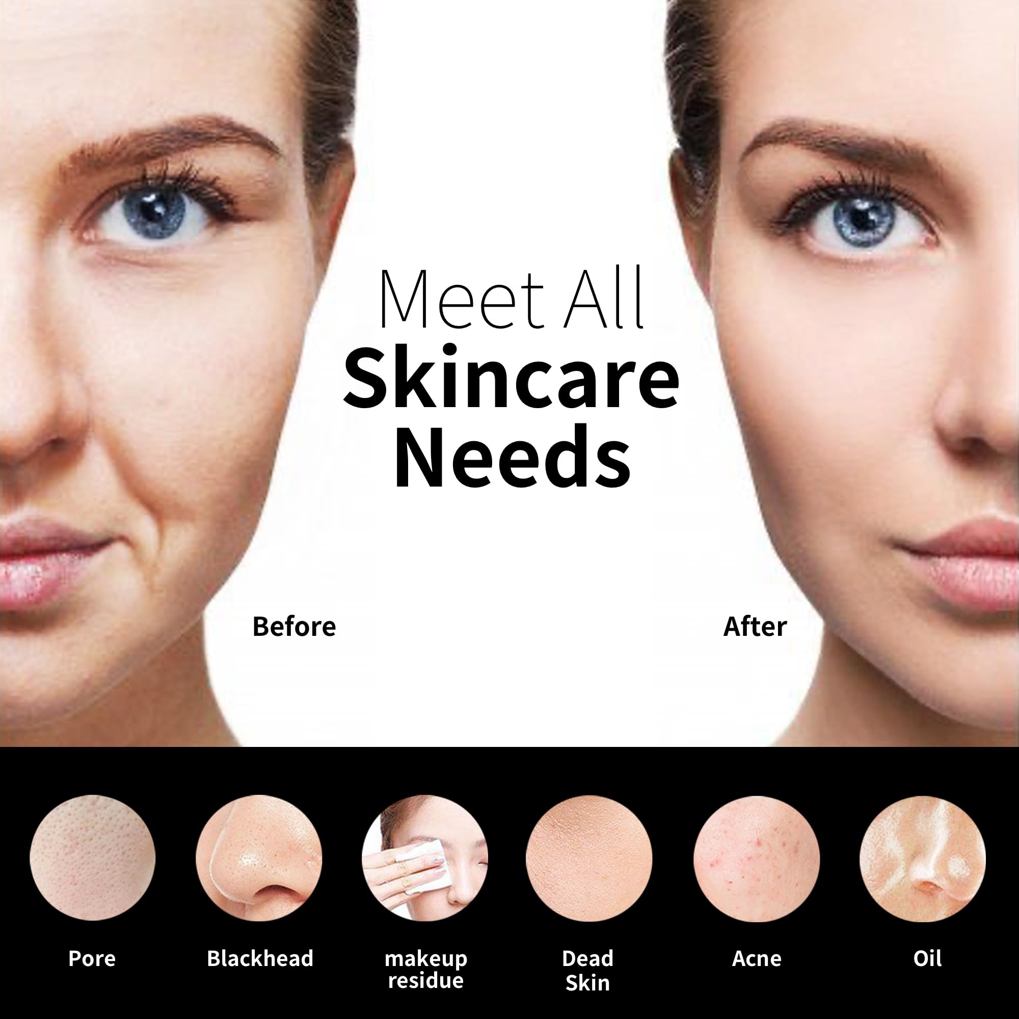 NågraCoola CLIE 2.0 silicone bristles show gentle daily cleansing.