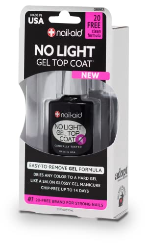 Nail-Aid Capa de Gel sin luz aplicación sin remojo y rápida.