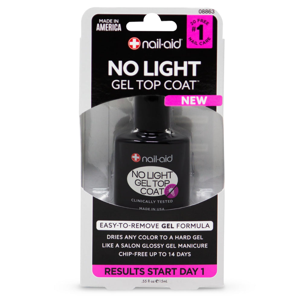 Nail-Aid Capa de Gel sin luz secado rápido para color.
