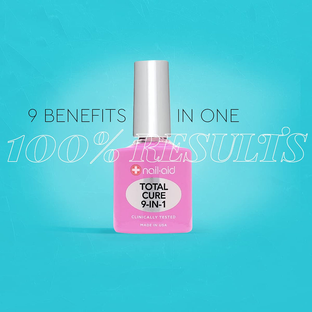 Avocado oil moisturizer from Nail-Aid Total Cure 9in1 nourishes cuticles