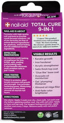 Top coat satin finish from Nail-Aid Total Cure 9in1 adds shine
