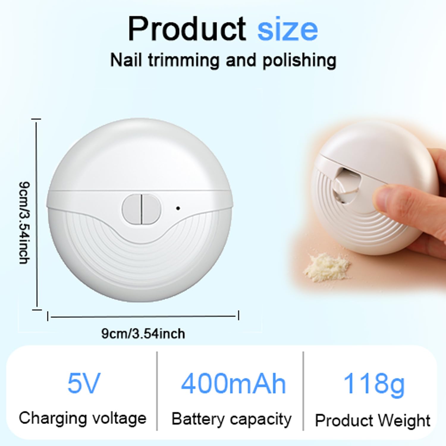 Nail Electric Clippers are suitable for seniors and adults at home.