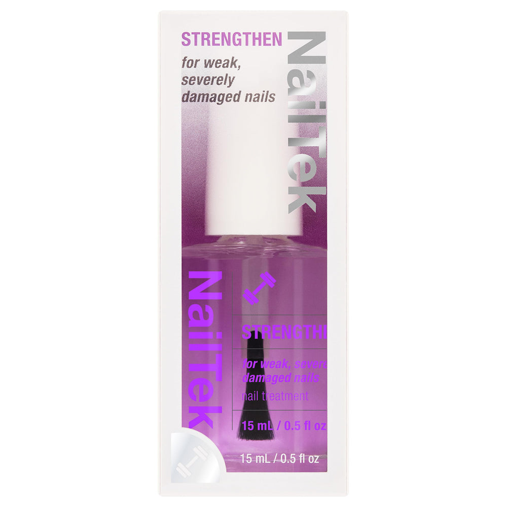 Nail Tek Formula 4 Xtra, botella de 15 ml, fortalecimiento para uñas débiles