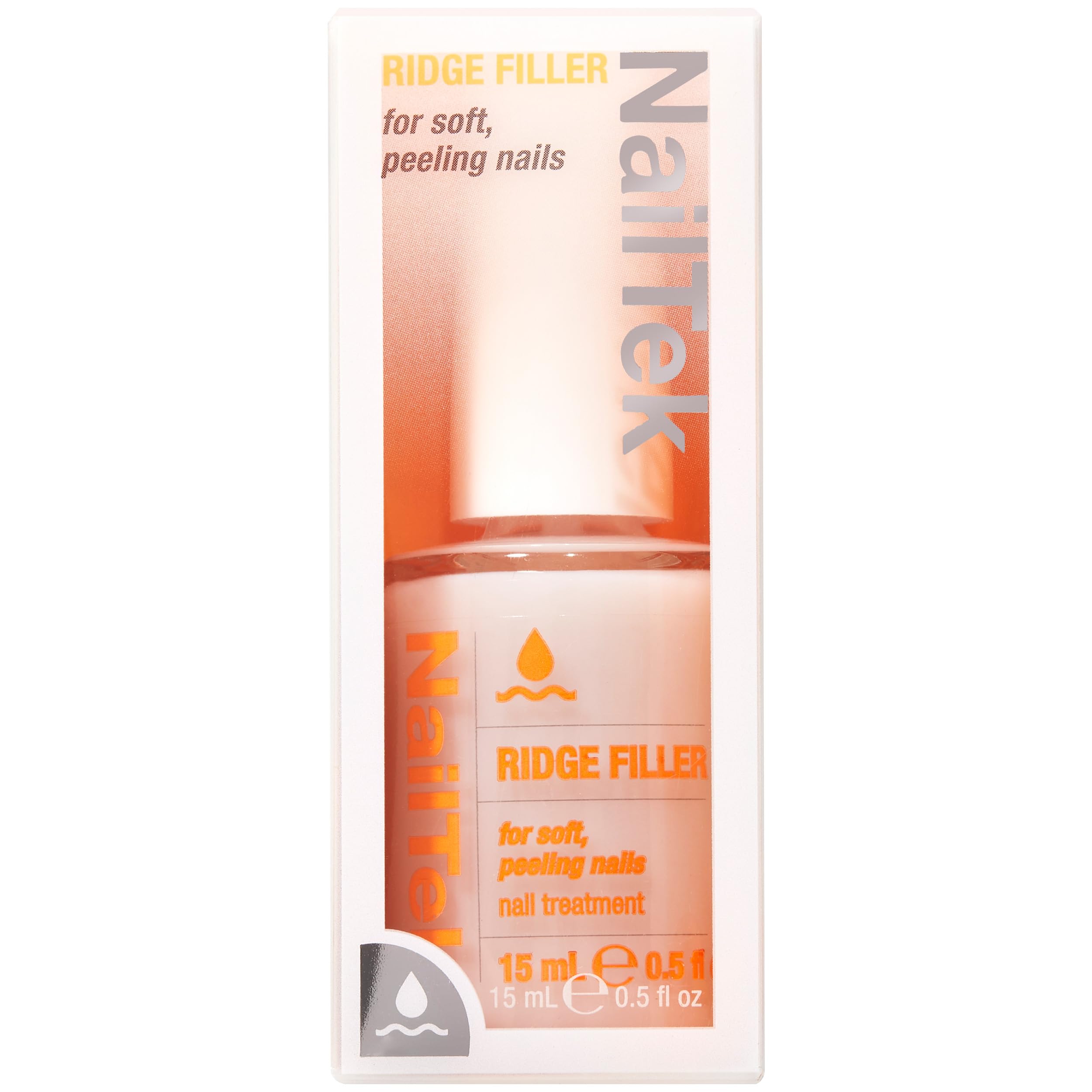 Nail Tek Ridge Filler Formula 2: acabado natural que se puede usar solo.