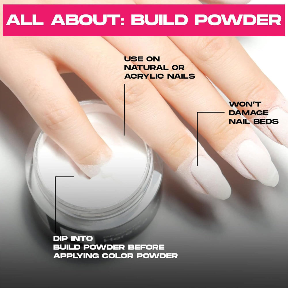 Nailboo proceso de dip en casa con base y capa superior para acabado profesional