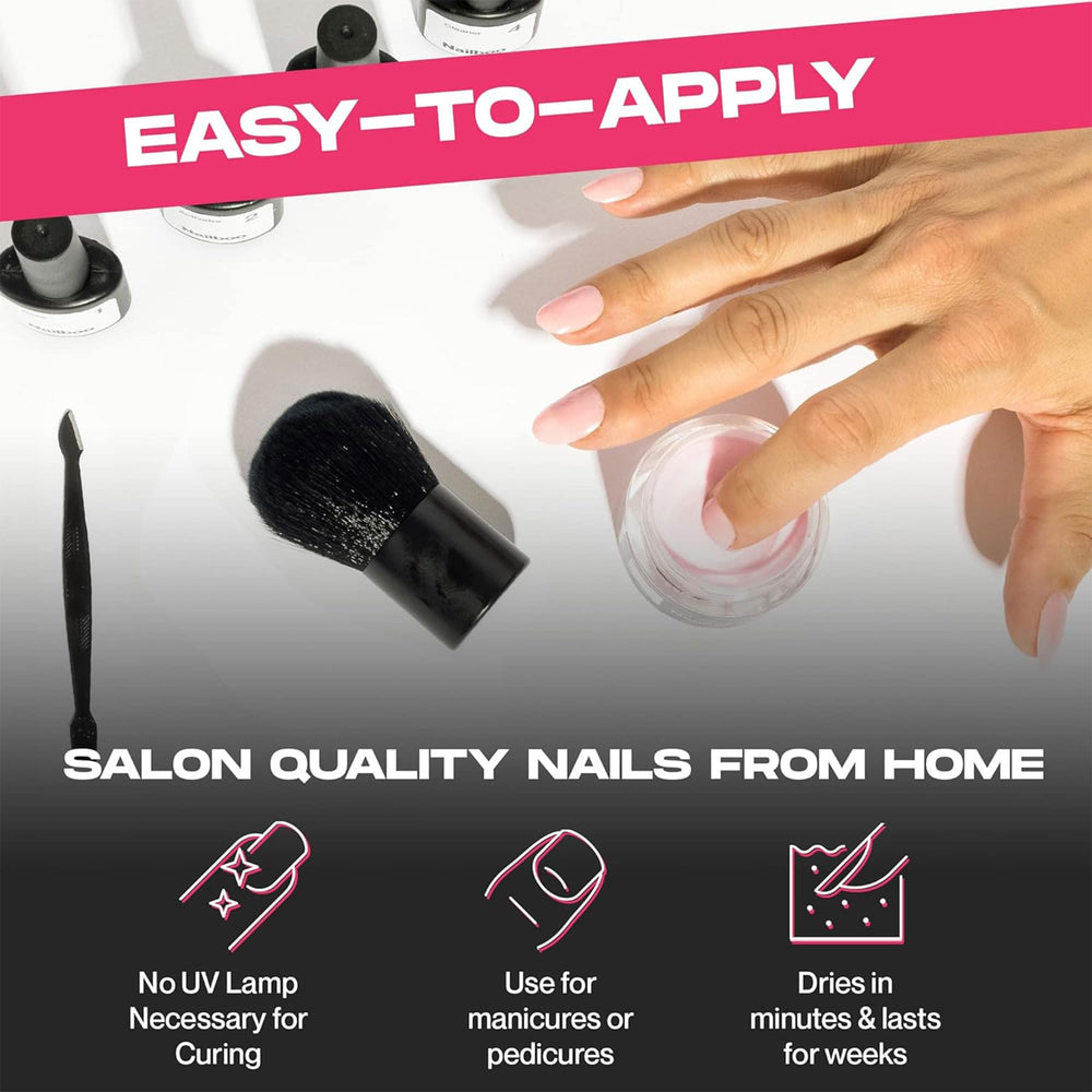 Nailboo remoción fácil con acetona, retira sin dañar