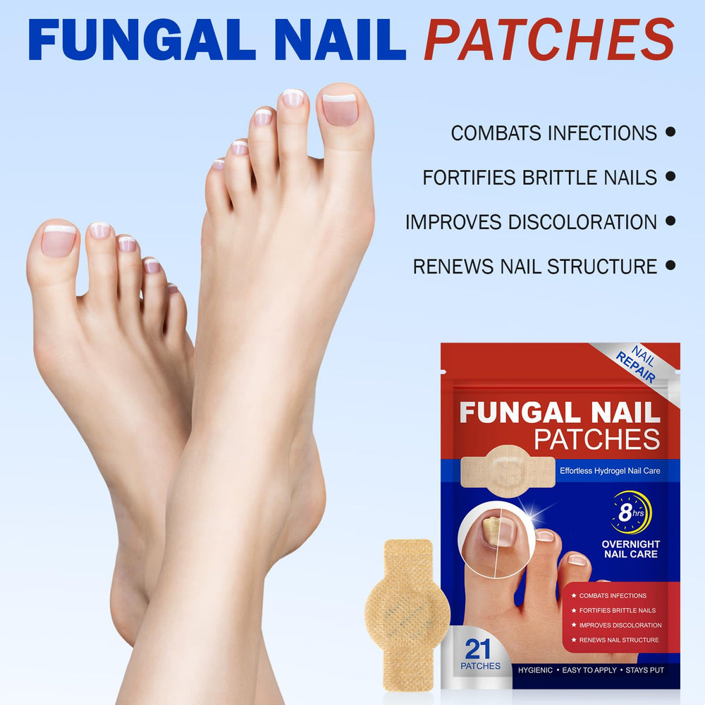 Parches hidrogel para uñas, reparación profunda de uñas dañadas.