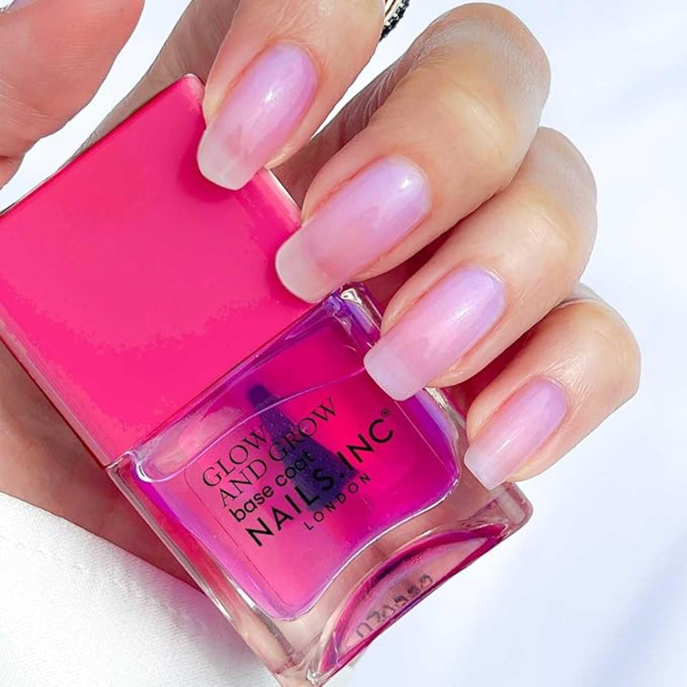 Nails.INC 45 Second Speedy Gloss Sienna finish close-up for even coverage.