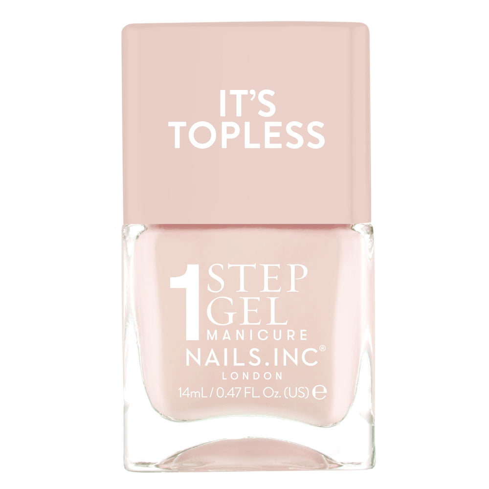 Nails Inc It’s Topless bote 4-en-1 con acabado gel y brillo.