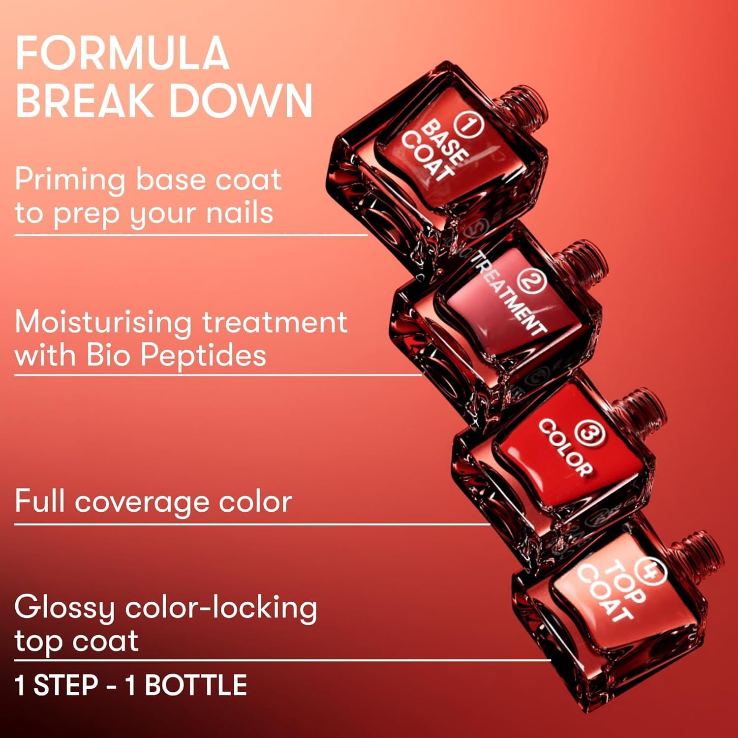 Nails.INC It’s Topless Kendall, color intenso para look diario.