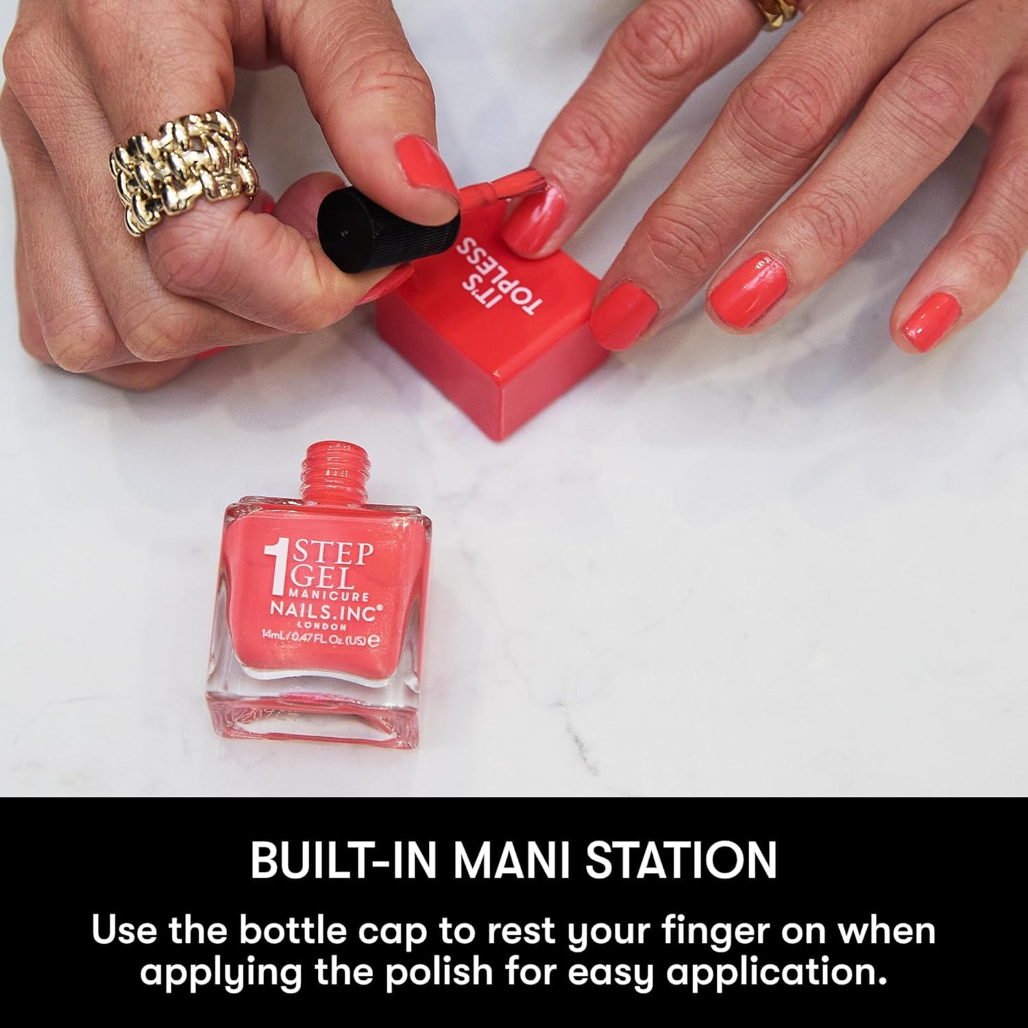 Nails.INC It’s Topless, duración potencial de hasta 6 días.