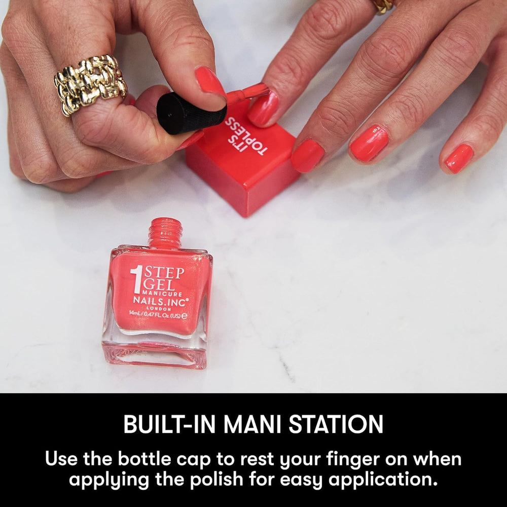 Nails.INC It’s Topless, duración potencial de hasta 6 días.