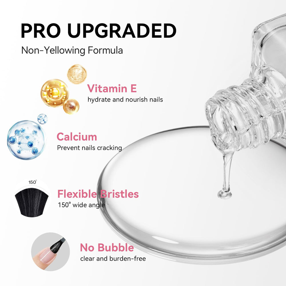 Nailshion vegan ingredients illustration emphasizing vitamin E and calcium.