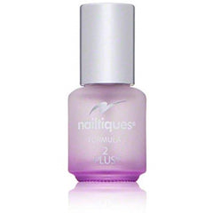 Nailtiques Nail Protein Formula 2 Plus bottle, quick-dry strengthener for durable nails.