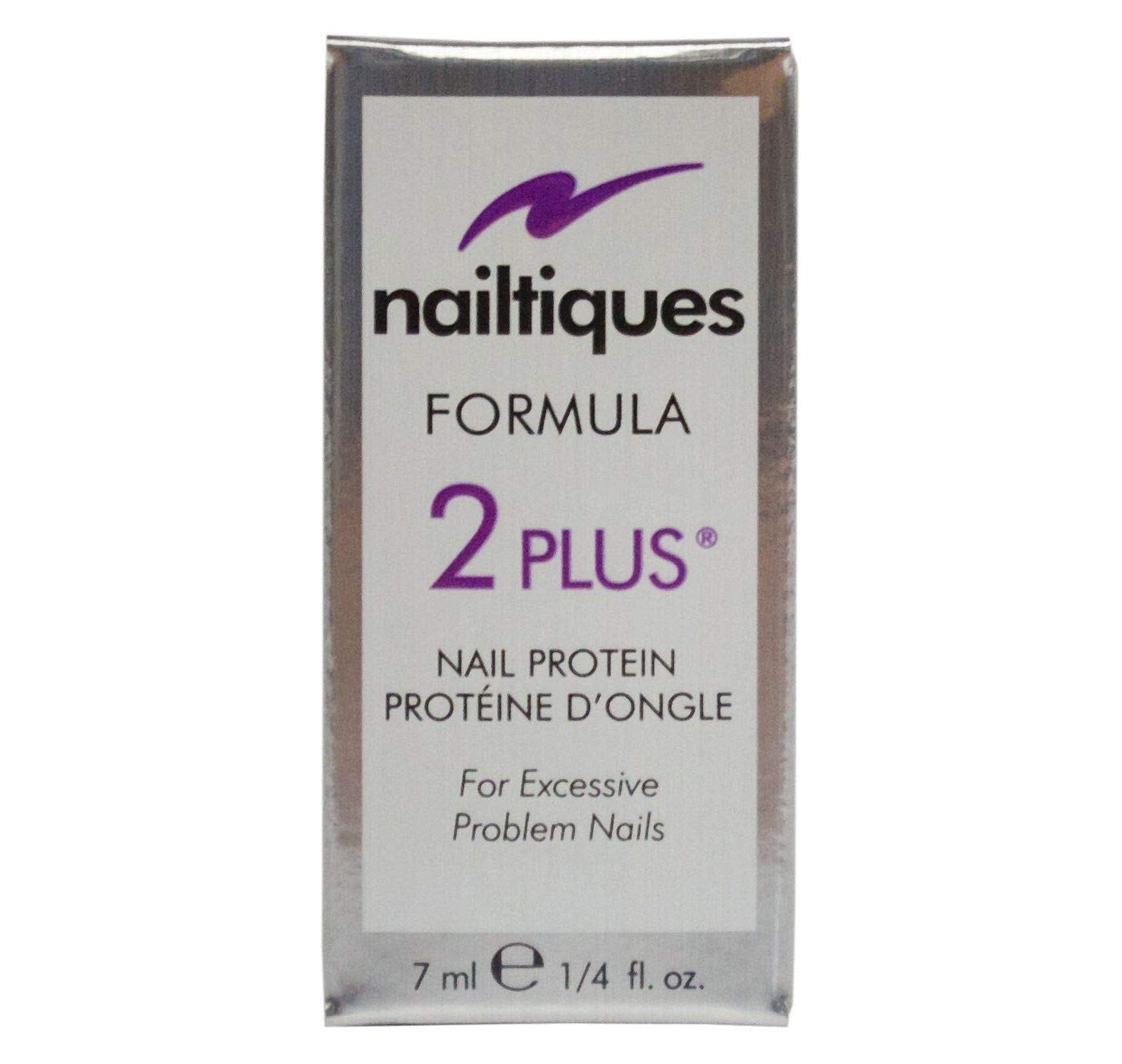 Nailtiques Proteína para Uñas Fórmula 2, botella para fortalecimiento suave.