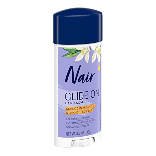 Nair Glide On dial-use control demonstrates easy dispensing.