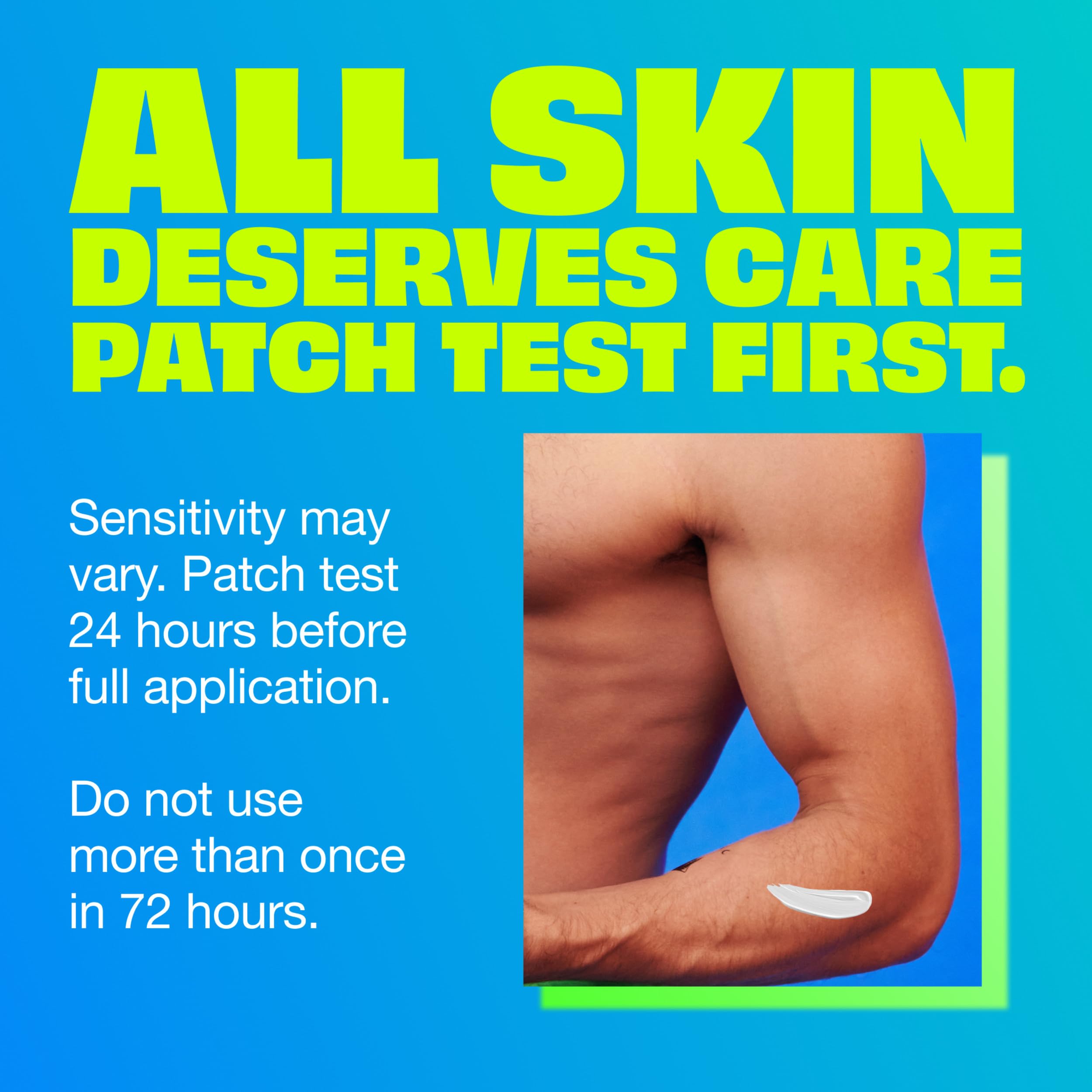 Nair Men Hair Remover Body Cream used outside shower before rinsing.