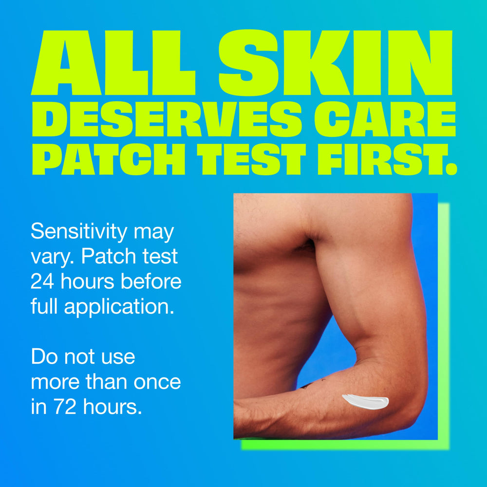 Nair Men Hair Remover Body Cream used outside shower before rinsing.