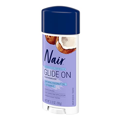 No razor bumps claim visual with Nair after use