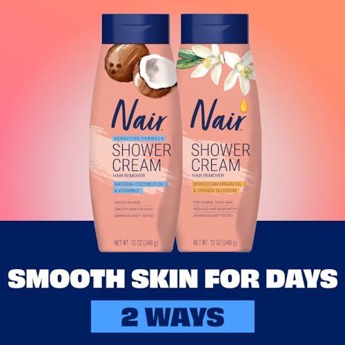 Nair Sensitive Formula Shower Cream dermatologist-tested supports skin compatibility