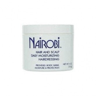 Nairobi crema hidratante diaria para cabello y cuero cabelludo, bote de 4 oz