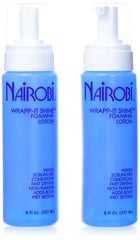 Nairobi Wrapp-it Shine en botella: loción espumosa para brillo sedoso.