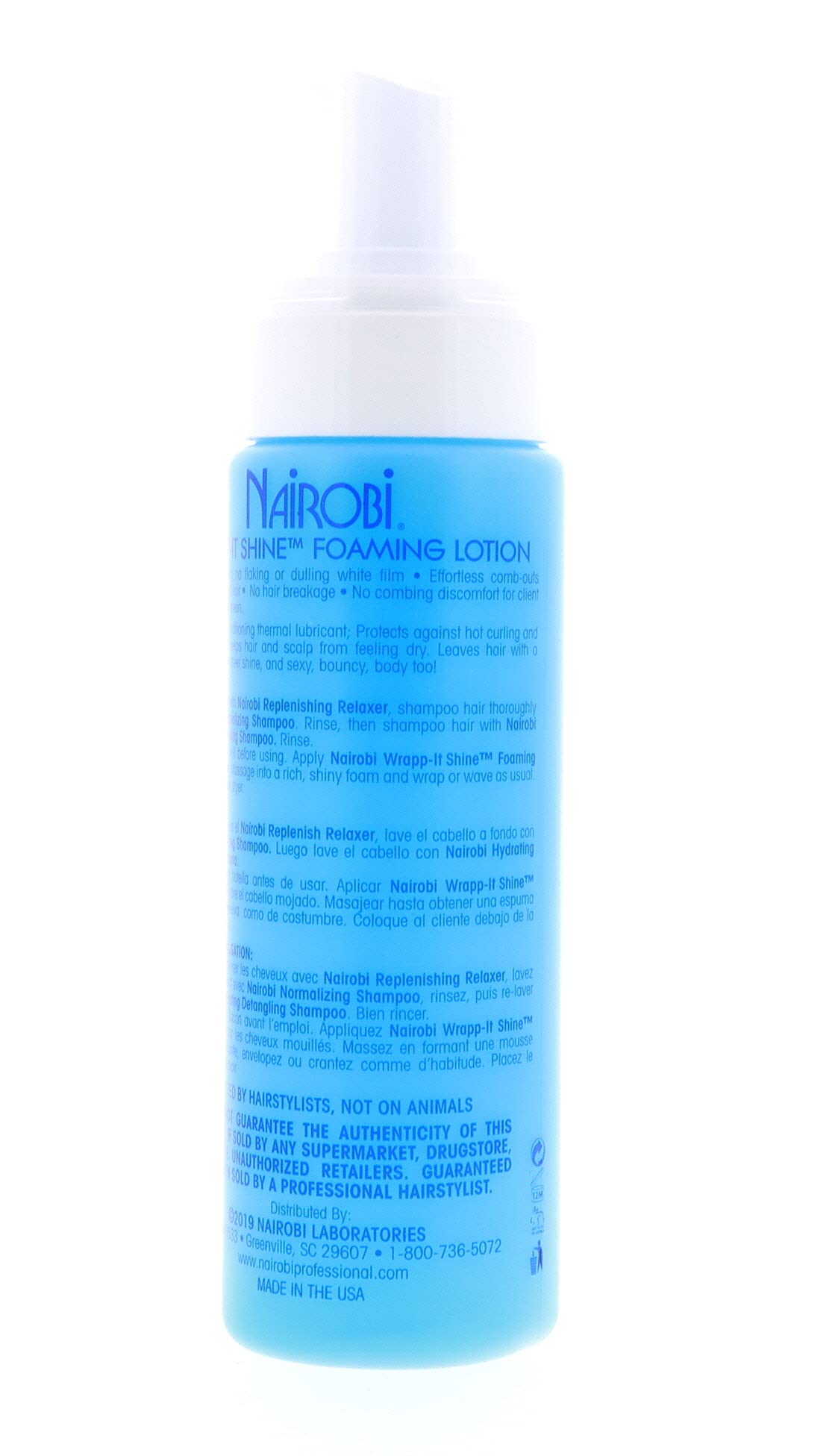 Nairobi Wrapp-It Shine, cuidado diario, se integra a la rutina de belleza.