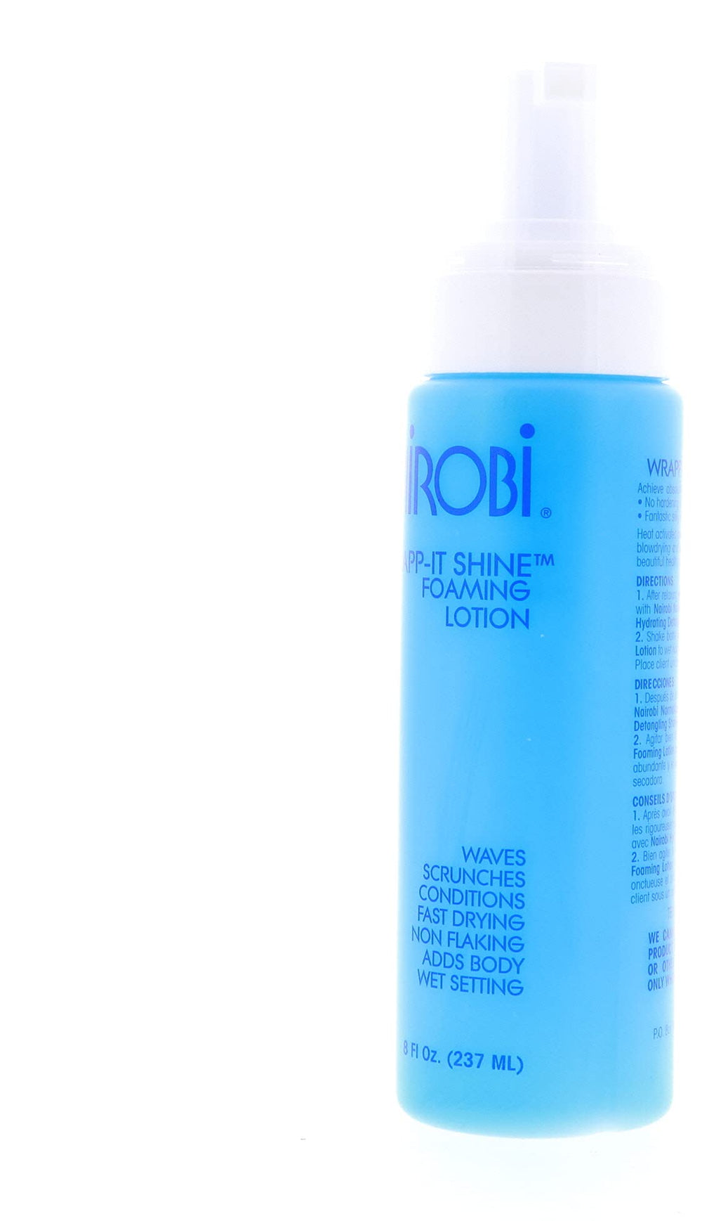 Nairobi Wrapp-It Shine, dispensador ergonómico, facilita dosificar la cantidad correcta.