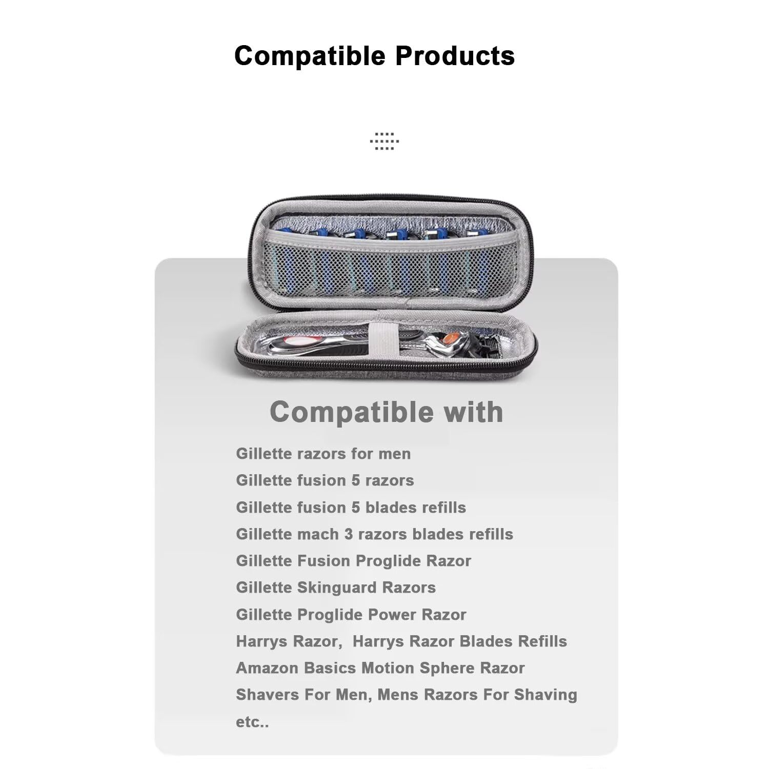 naisc razor cover compact size fits in luggage and bags.