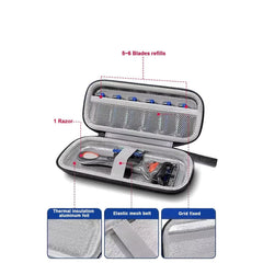 naisc razor case waterproof material keeps blades dry on journeys.