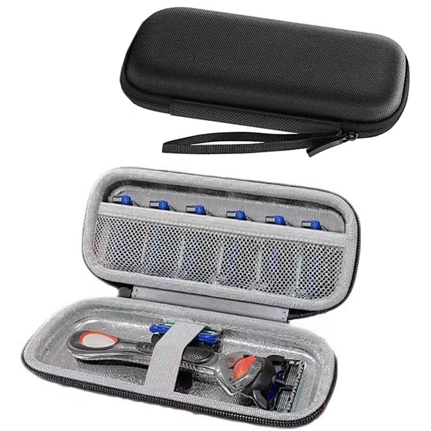naisc razor cover travel case with zipper protects razors during trips.