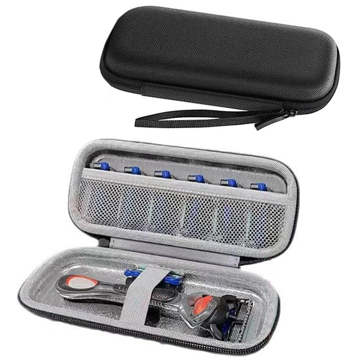 naisc razor cover travel case with zipper protects razors during trips.