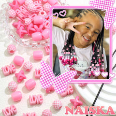 NAISKA dreadlock hair cuff rings enhance twists with secure shine