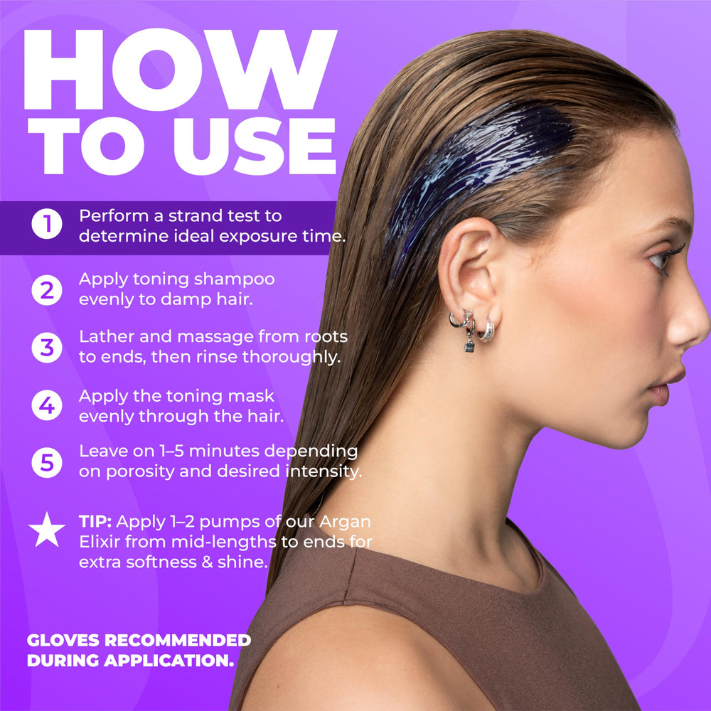 Naissant Pearl Blonde Mask color-treated hair-friendly design.