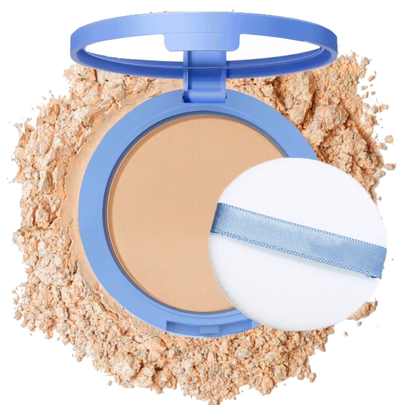 NAISSIYA Oil Control pressed powder compact for a fast matte finish and long-lasting shine control.