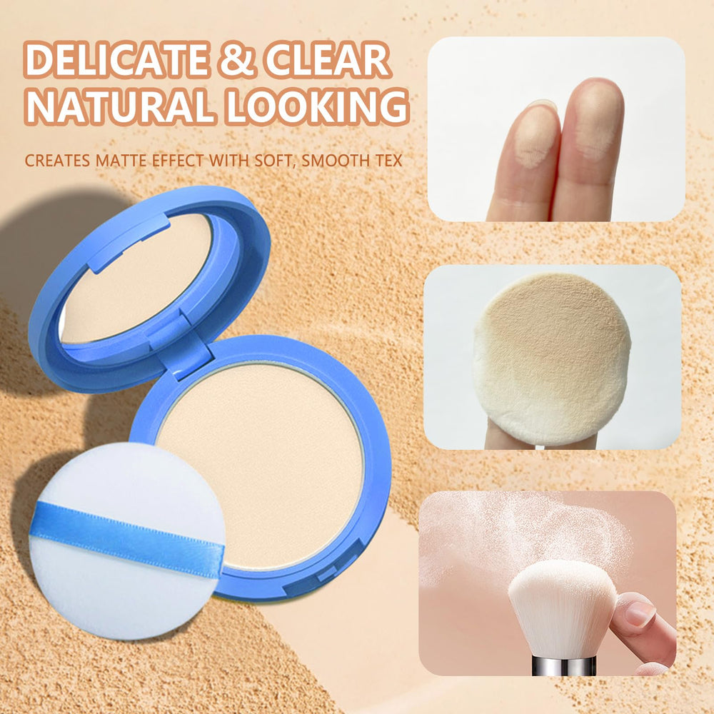 NAISSIYA matte finish powder helps control shine all day.
