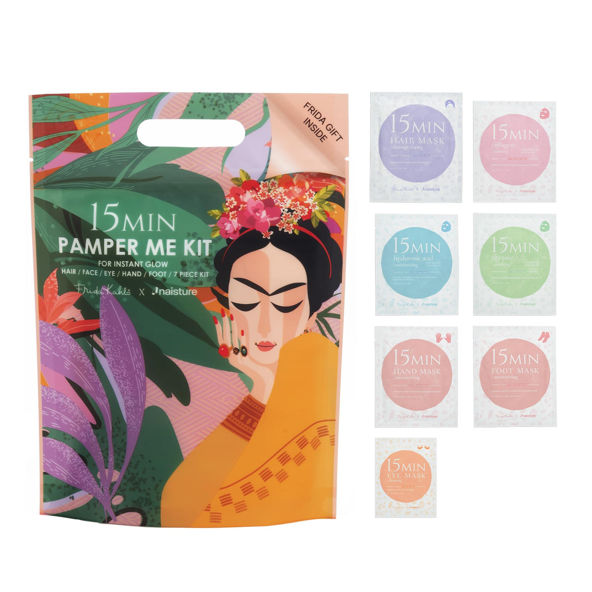 Naisture Frida Kahlo kit: mascarilla capilar para brillo y suavidad